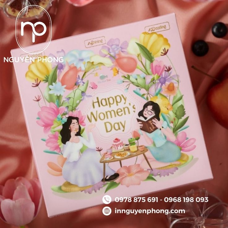 Mẫu hộp giấy đựng bánh kẹo 